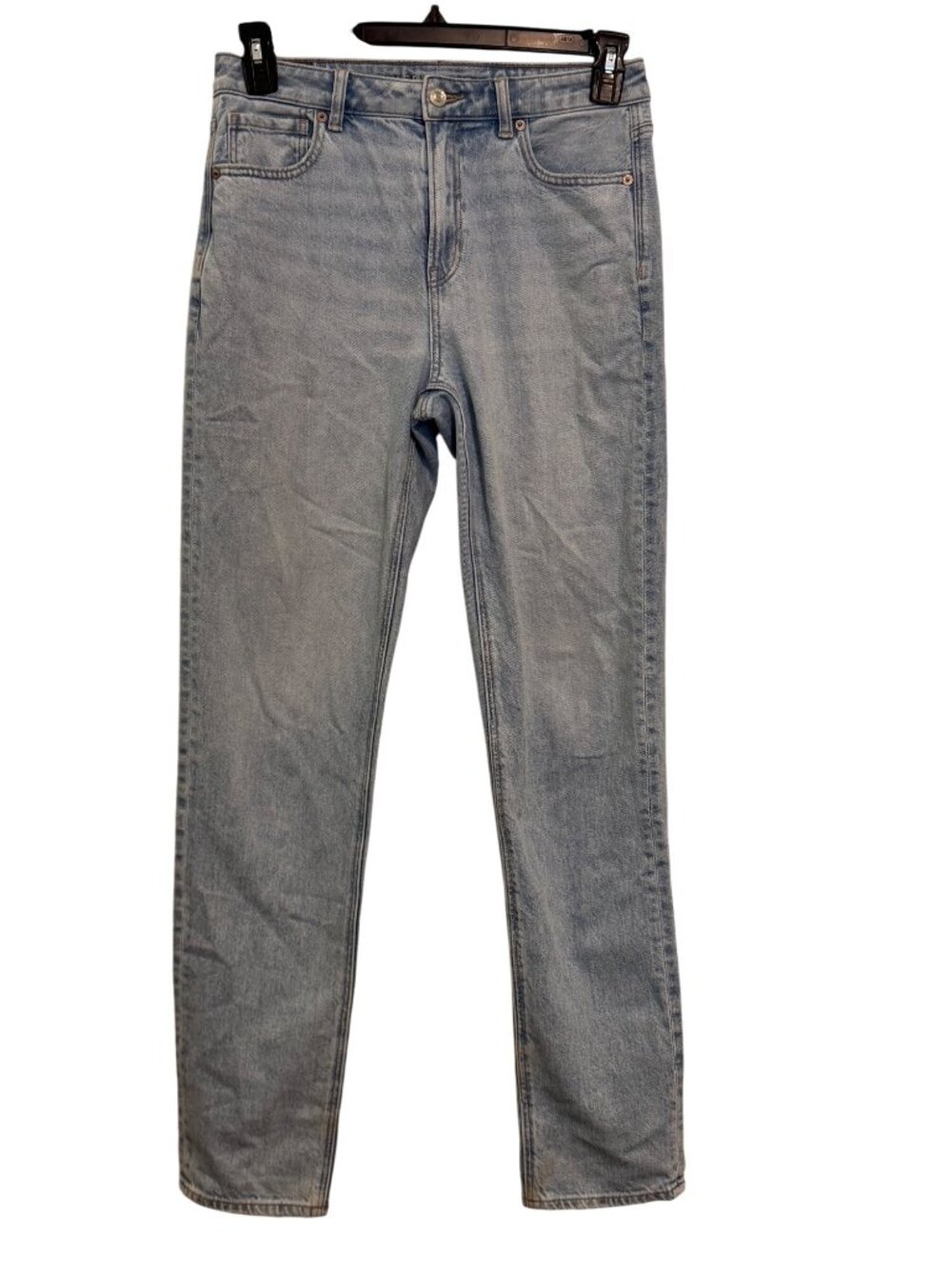 American Eagle Womens Light Wash Skinny Jeans Strigid Stretch High Rise Size 6 X